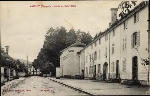 Ak Zainvillers Vagney Vosges, Route de Zainvillers