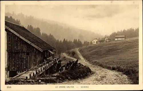 Ak Le Valtin Vosges, Scierie