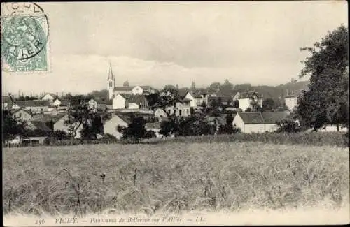 Ak Vichy Allier, Panorama de Bellerive sur l'Allier