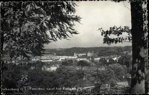 Ak Valkenburg Südholland, Panorama vanaf het Rotspark