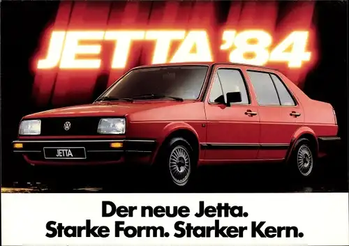 Ak VW Jetta, Volkswagen, Reklame