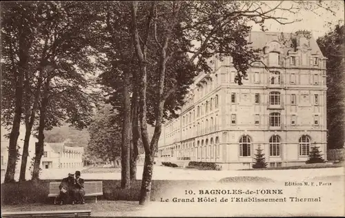 Ak Bagnoles de l'Orne, Le Grand Hotel de l'Etablissement Thermal