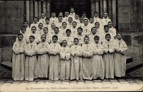 Ak La Manécanterie des Petits Chanteurs à la Croix de Bois, Paris 1908