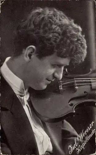 Ak Kapellmeister Isel Werner, Portrait mit Geige