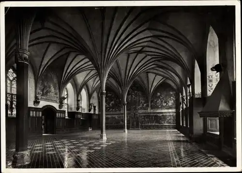 Ak Malbork Marienburg Westpreußen, Mittelschloss, Meisters Großer Remter