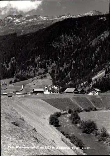 Ak Pennes Pens im Sarntal Sarentino Südtirol, Weisseespitze Platz, Kaunertal