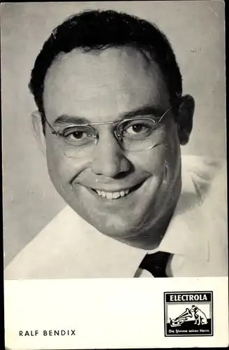 Ak Sänger Ralf Bendix, Portrait, Electrola