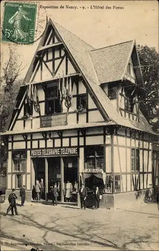 Ak Nancy Meurthe et Moselle, L'Hotel des Postes, Exposition