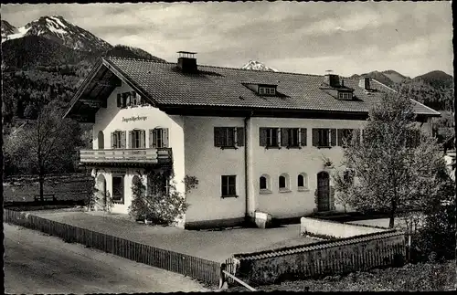 Ak Bergen im Chiemgau Oberbayern, Jugendherberge