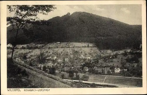 Ak Bad Wildbad im Schwarzwald, Rennbach, Vorstadt