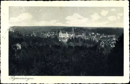 Ak Sigmaringen an der Donau Baden Württemberg, Stadtpanorama