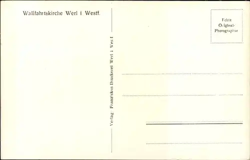 Ak Werl in Westfalen, Gemälde aus der Wallfahrtskirche