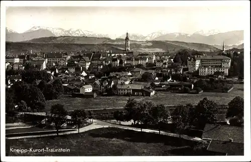 Ak Traunstein in Oberbayern, Gesamtansicht