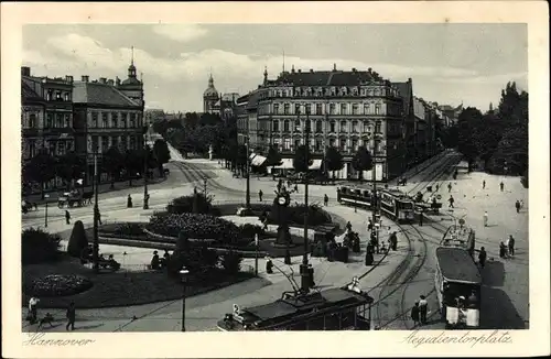 Ak Hannover in Niedersachsen, Aegidientorplatz, Straßenbahn Linie 2