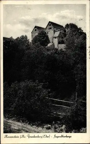 Ak Hessenstein Frankenberg an der Eder Hessen, Jugendherberge