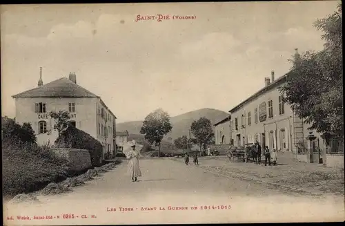 Ak Saint Dié des Vosges, Les Tiges, Avant la Guerre de 1914-1915