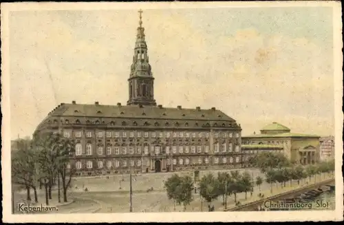Ak København Kopenhagen Dänemark, Christiansborg Slot