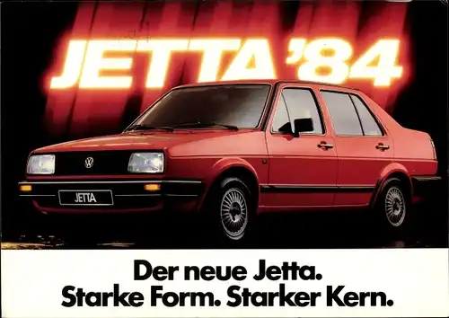 Ak VW Jetta, Volkswagen, Reklame