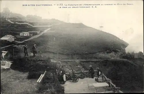 Ak Puy de Dôme, Le Carapace et l'Observatoire au Sommet du Puy de Dome