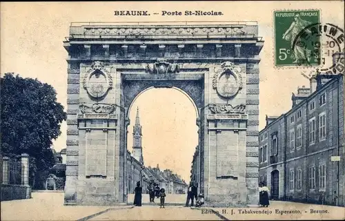 Ak Beaune Côte d’Or, Porte Saint Nicolas