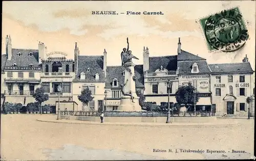 Ak Beaune Côte d’Or, Place Carnot