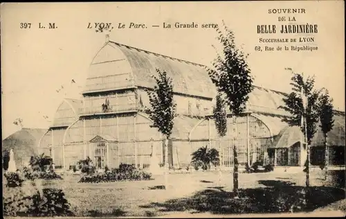 Ak Lyon Rhône, Le Parc, La Grande serre