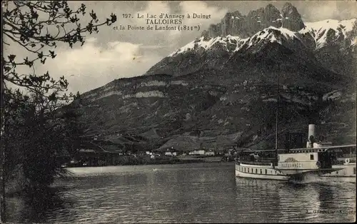 Ak Montmin Talloires Montmin Haute Savoie, Le Lac d'Annecy a Duingt, La Pointe de Lanfont