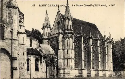 Ak Saint Germer Oise, La Sainte Chapelle