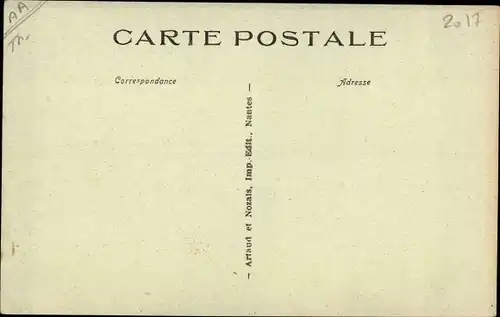 Ak En Mer, Voilier se brisant sur les rochers par un temps de brouillard