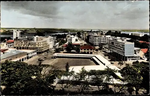 Ak Abidjan Elfenbeinküste, Place du Marché