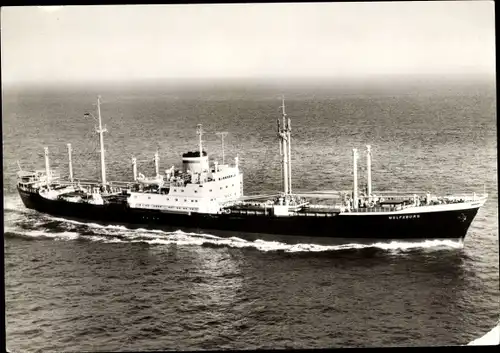 Ak Frachtschiff MS Wolfsburg, HAPAG