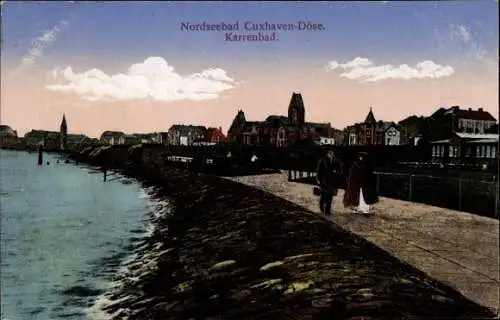 Ak Nordseebad Döse Cuxhaven, Karrenbad