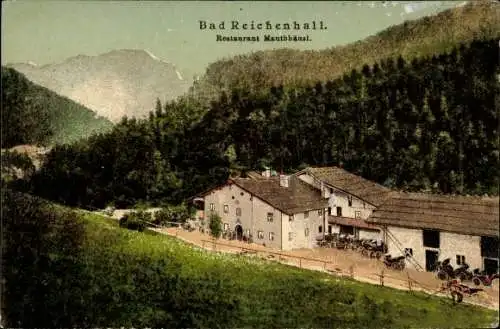 Ak Bad Reichenhall in Oberbayern, Restaurant Mauthhäusl