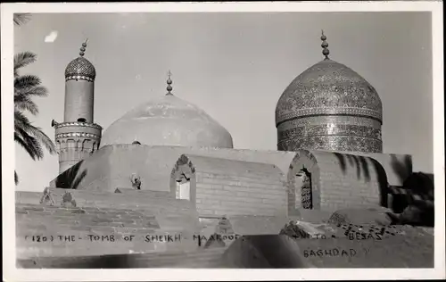 Foto Ak Bagdad Irak, Tomb of Sheikh Maaroof