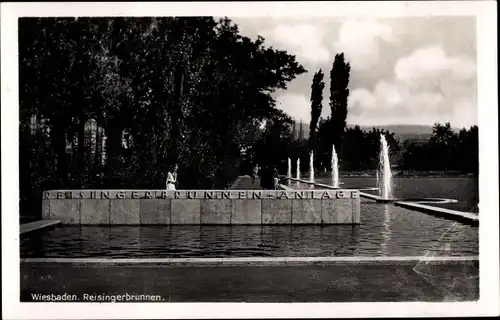 Ak Wiesbaden in Hessen, Reisingerbrunnen