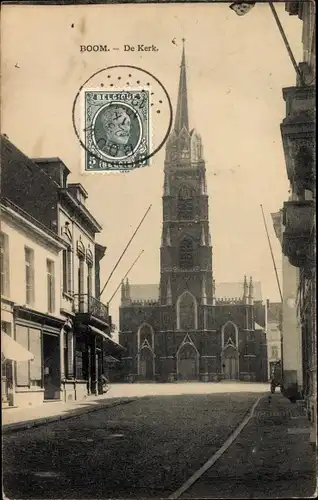 Ak Boom Flandern Antwerpen, De Kerk