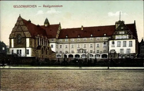 Ak Gelsenkirchen im Ruhrgebiet, Realgymnasium
