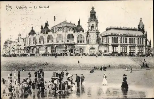Ak Oostende Ostende Westflandern, Le Kursaal
