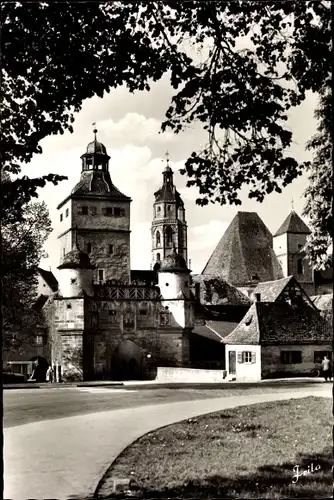 Ak Weißenburg am Sand Mittelfranken Bayern, Ellinger Tor