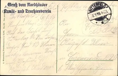 Ak Steinthaleben Kyffhäuserland in Thüringen, Kyffhäuser, Kaiser Wilhelm Denkmal