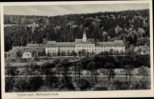 Ak Sigmaringen an der Donau Baden Württemberg, Reichszollschule