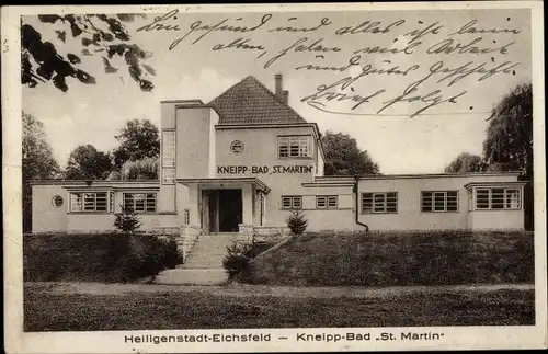 Ak Heilbad Heiligenstadt Eichsfeld Thüringen, Kneippbad St. Martin