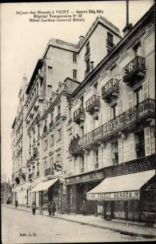 Ak Vichy Allier, Hopital Temporaire No 42, Hotel Carlton