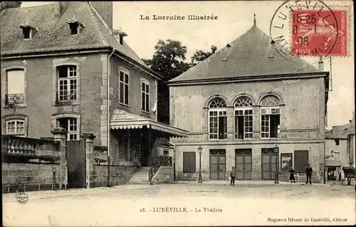 Ak Luneville Meurthe et Moselle, Theater