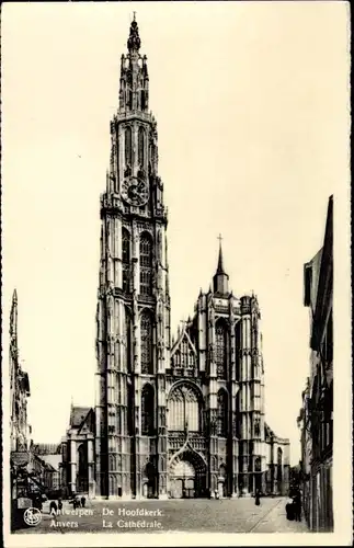 Ak Anvers Antwerpen Flandern, La Cathedrale