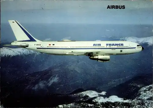 Ak Französisches Passagierflugzeug, Airbus 300 B2, Air France, F BVGA