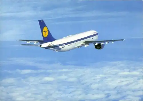 Ak Deutsches Passagierflugzeug, Lufthansa, Airbus A 300