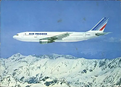 Ak Französisches Passagierflugzeug, Air France, Airbus A 300 B2