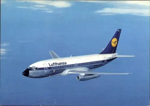 Ak Deutsches Passagierflugzeug, Lufthansa Boeing 737, City Jet, D ABFB