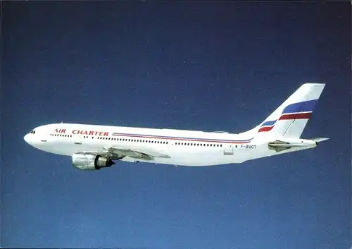 Ak Französisches Passagierflugzeug, Air Charter, Air France, Airbus a 300, F BVGT